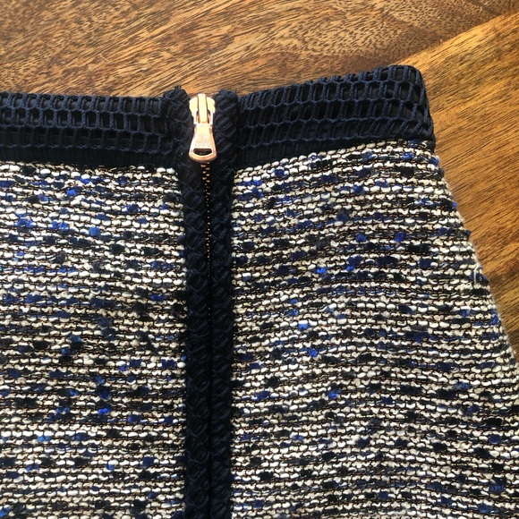 J crew blue “tweed” skirt - Picture 3 of 7